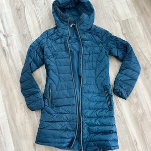 Women's teal blue Lululemon Quilted Jacket